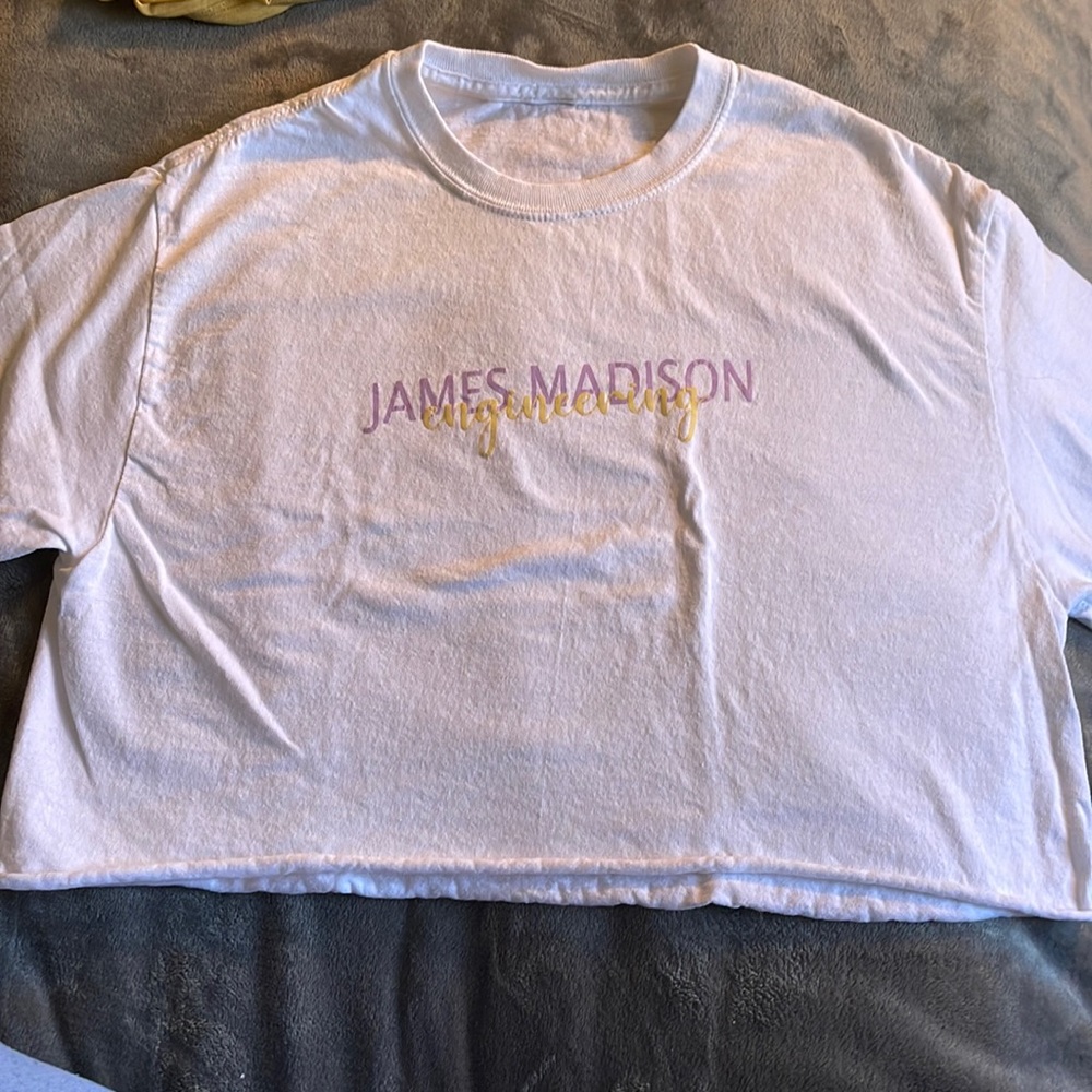 James Madison University crop top